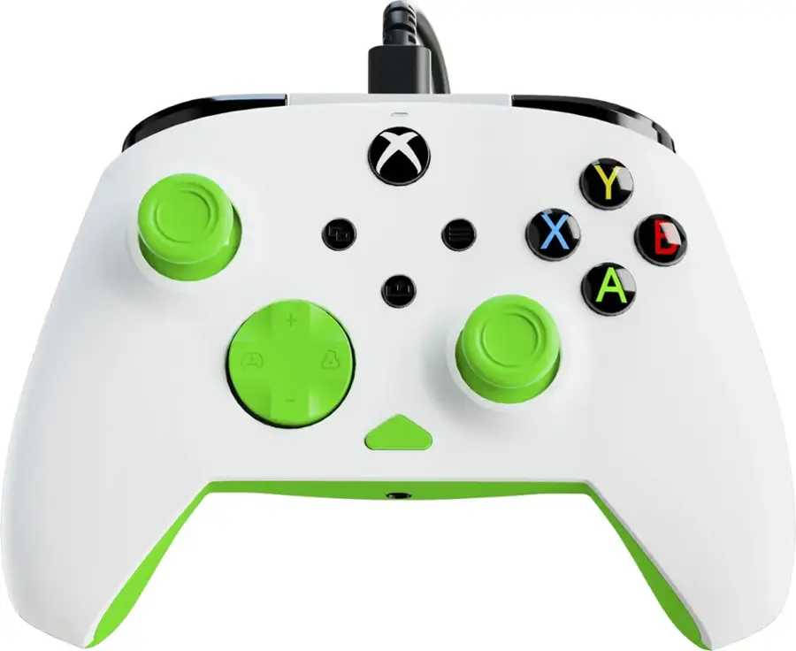 Alt View 9. Turtle Beach - Rematch Core Wired Gaming Controller for Xbox Series X|S, Xbox One & Windows 10/11 PC - White/Green.