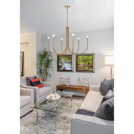 Living District - Layne 36 inch chandelier - Gold