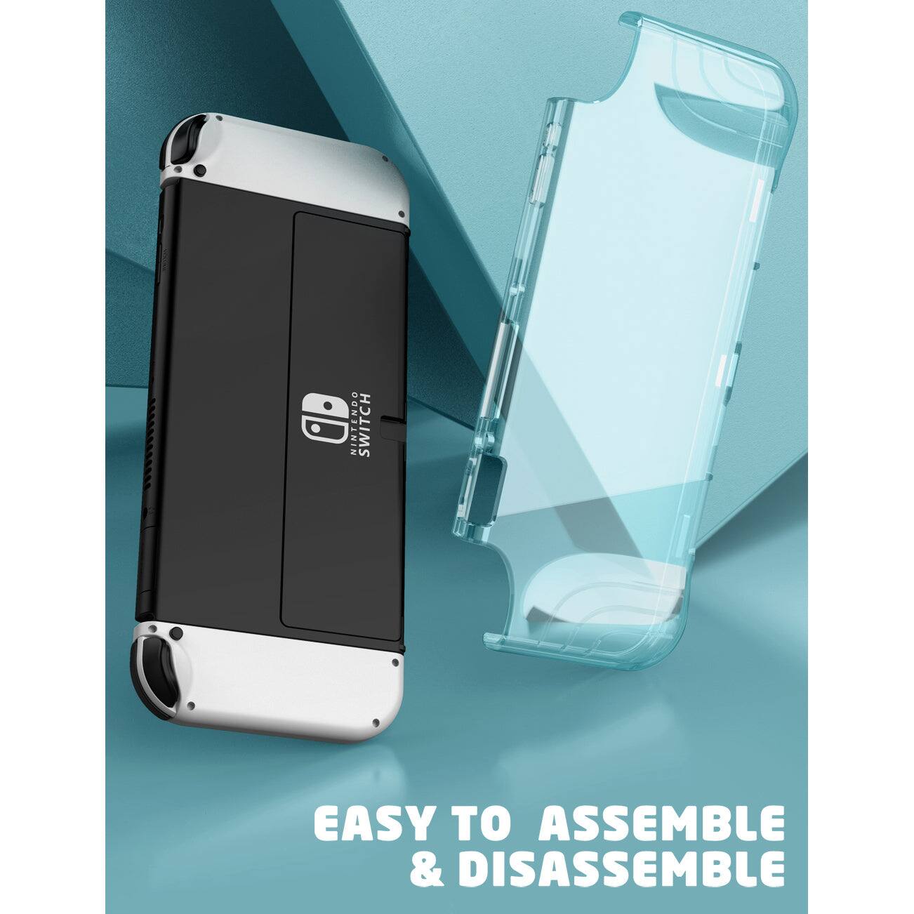 SUPCASE Nintendo Switch OLED Unicorn Beetle Grip Case Clear - Best Buy