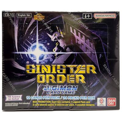 Digimon - Booster Box - Sinister Order Digimon - Booster Box - Sinister Order