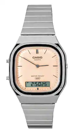 CASIO QUARTZ
WATER RESIST WR
2:50 25
