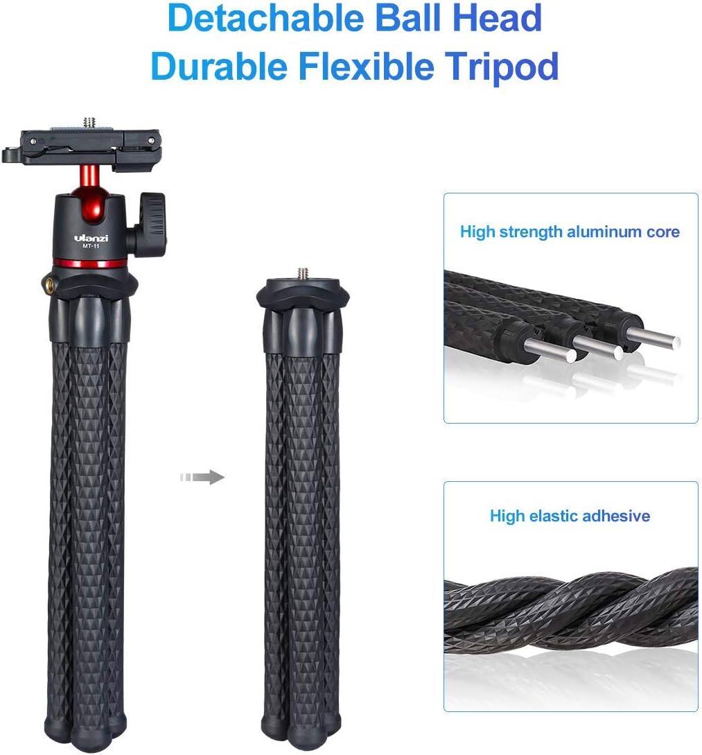 Detachable Ball Head Durable Flexible Tripod
- High strength aluminum core
- High elastic adhesive