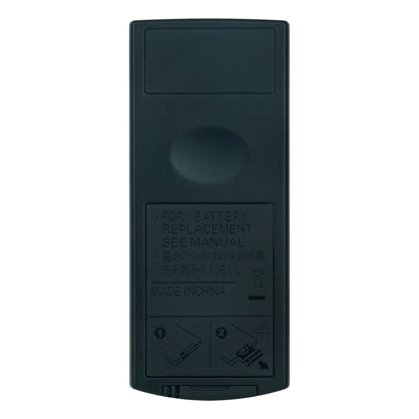 FOR BATTERY REPLACEMENT SEE MANUAL  
MADE IN CHINA