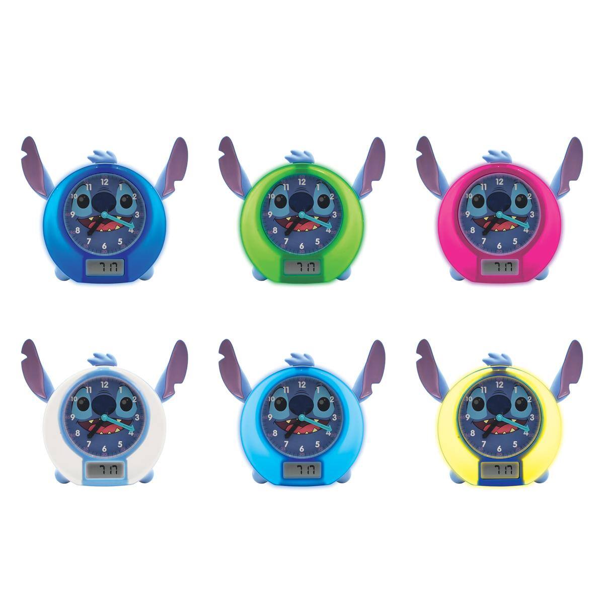 Alt View 2. Lexibook - Disney Stitch My Educational Sleep Companion with Night Light - BLUE.