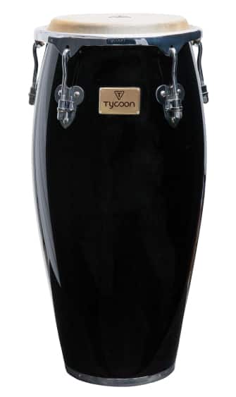 "Tycoon Percussion - 11"" Quinto, 30"" Tall Siam Oak Shell, Water Buffalo Head, Chrome Deluxe Rims, 3/8"" Tuning Lugs, High-Gloss Finish" price history on PriceWatchPro