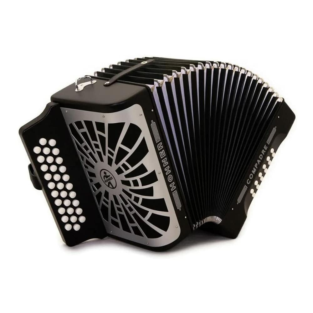 Hohner - Compadre GCF Accordion with Gig Bag (Black)