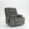 Front. Boyel Living - Oversized Elderly Electric Lift Chair 4 OKIN Motor 180° Flat Heat Massage 2 Remote 2 Cup Holder 2 Pocket - Dark Brown.