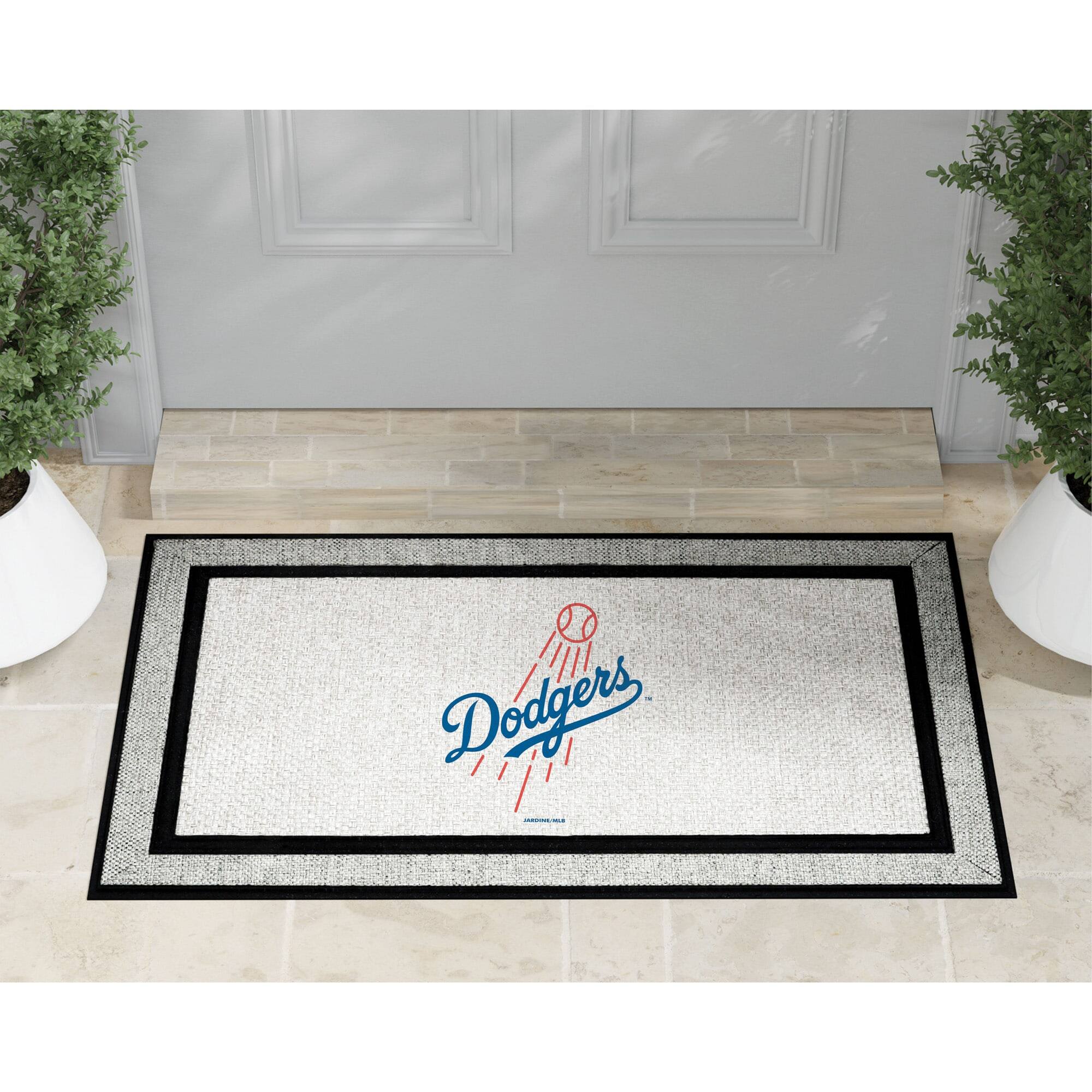 Alt View 1. Jardine - Los Angeles Dodgers 18" x 30" Indoor/Outdoor Logo Doormat - Multicolor.