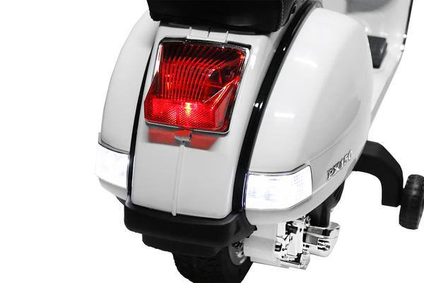 Alt View 1. Best Ride On Cars - Vespa scooter 12V - White.