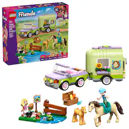 LEGO - Friends Horse & Baby Foal Trailer 42695