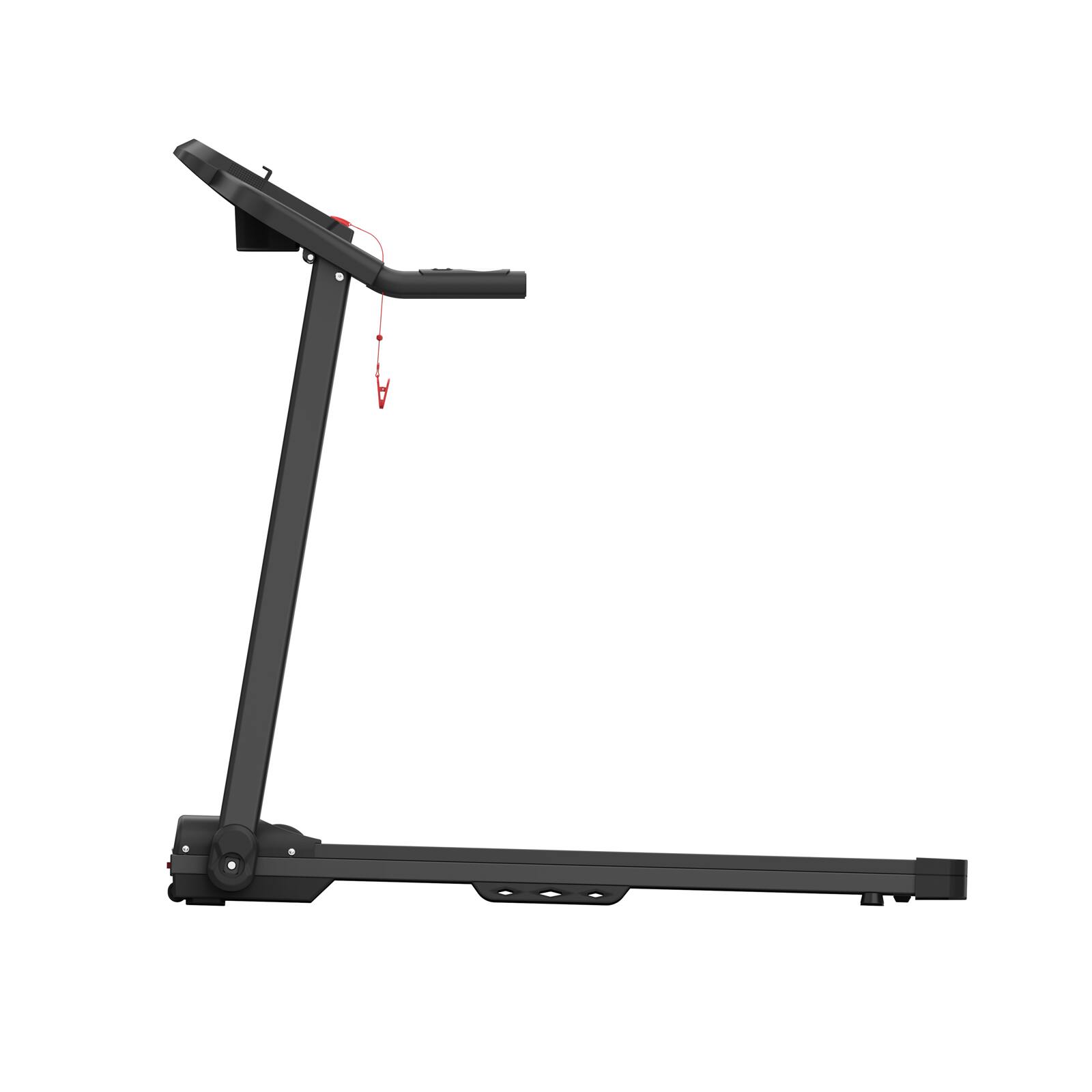 Alt View 4. Spaco - Spaco Foldable Treadmill 2.5HP Electric Folding Treadmill Running Walking Machine for Home Gym, 265LBS - Black.