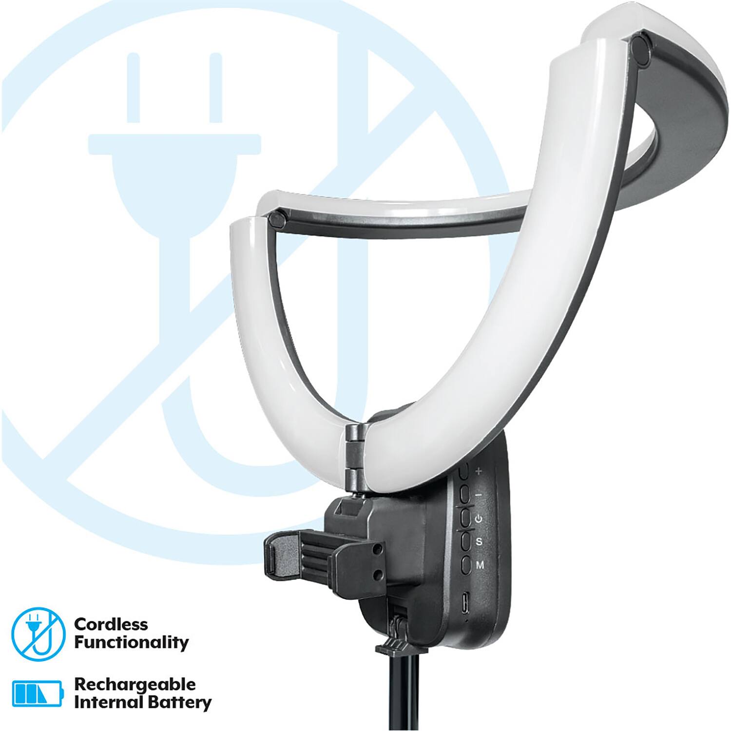 Cordless Functionality  
Rechargeable Internal Battery