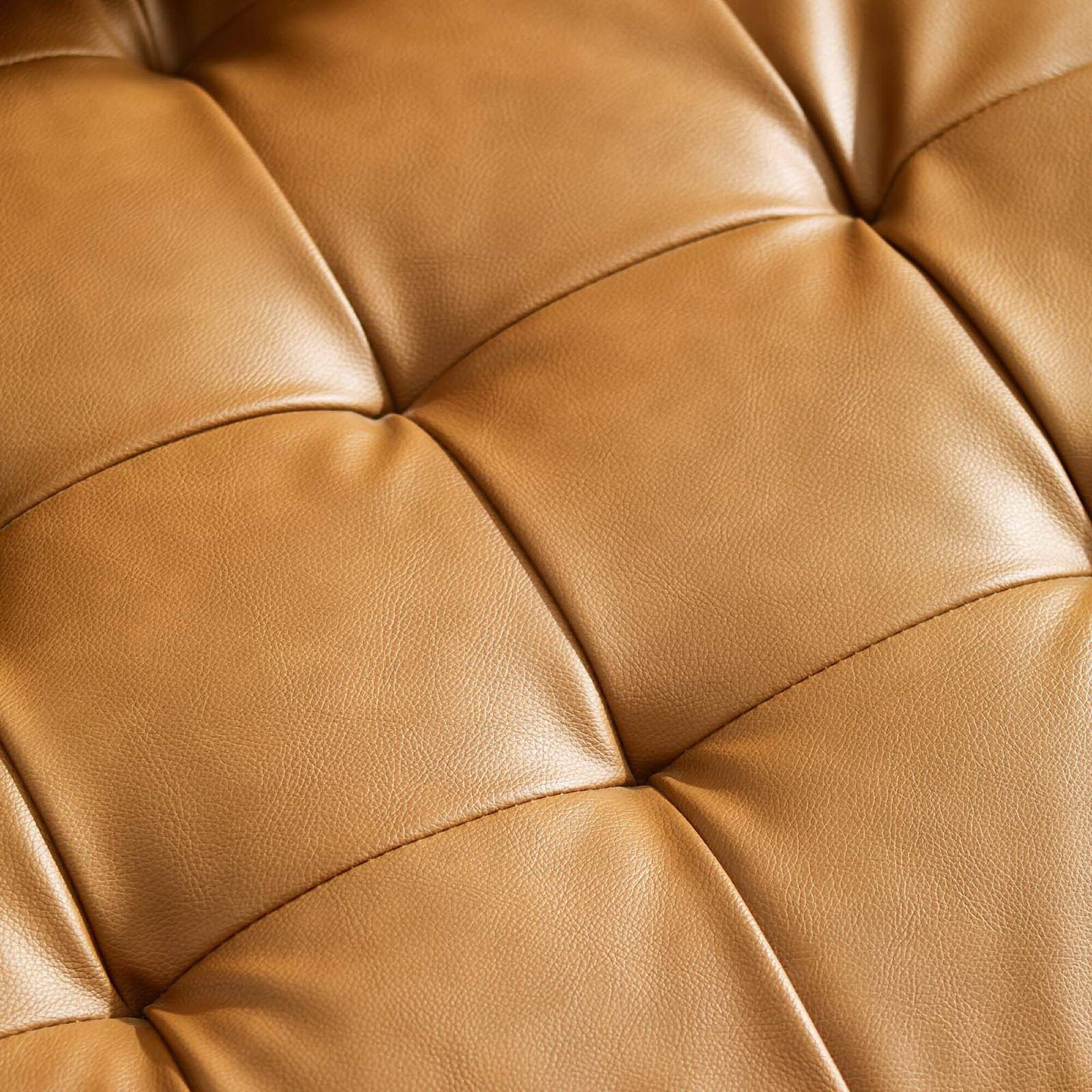 Alt View 4. Modway - Valour Tufted Vegan Leather Sofa by Modway - Brown.