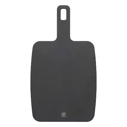 Front. ZWILLING - ZWILLING Plant Fiber 13-in x 7.5-in Cutting Board with Handle - Slate - Slate.