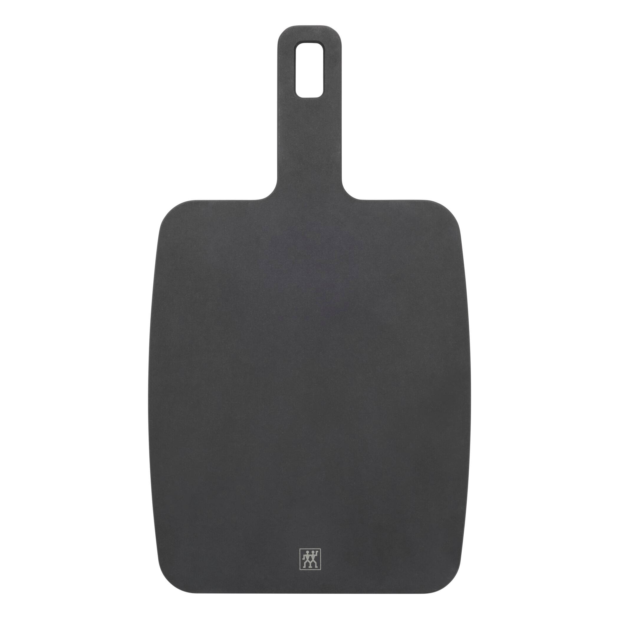 Front. ZWILLING - ZWILLING Plant Fiber 13-in x 7.5-in Cutting Board with Handle - Slate - Slate.