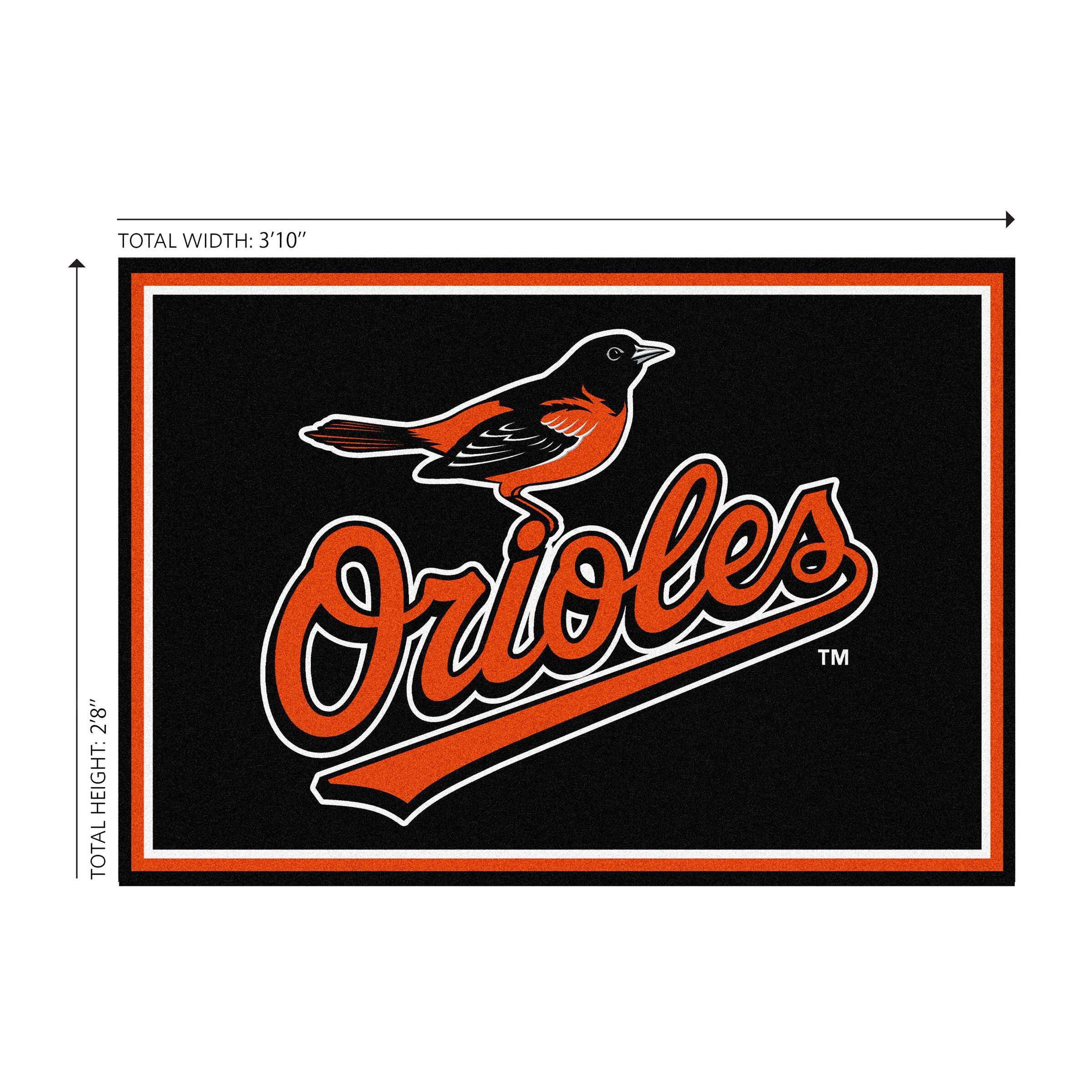 TOTAL WIDTH: 3'10"  
TOTAL HEIGHT: 2'8"  
Orioles™