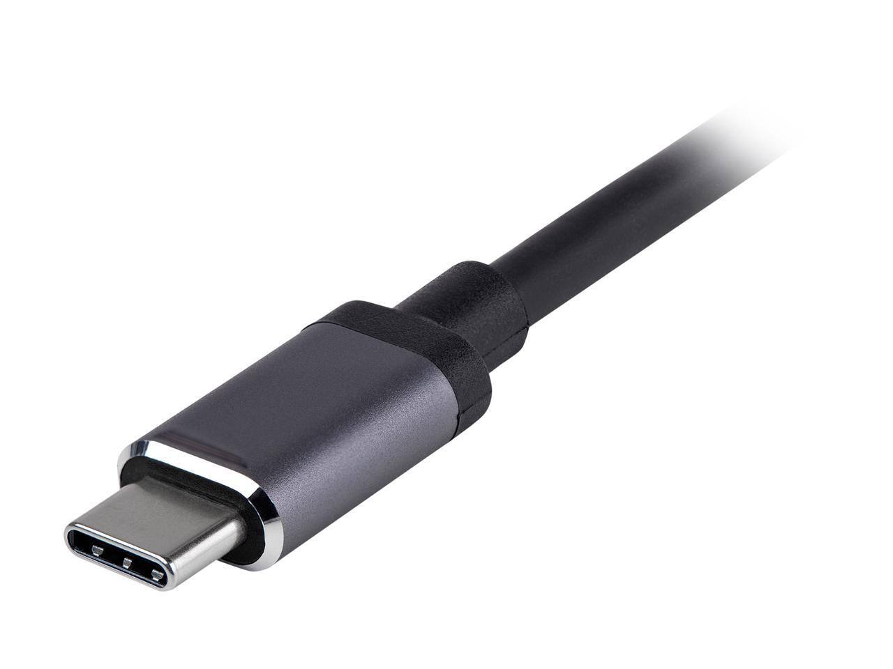 Alt View 5. StarTech.com - USB C Hub, 4K HDMI/Mini DP, 100W PD, 4x 10Gbps USB Ports, 12" Cable, Thunderbolt 3 Compatible.