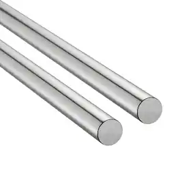 VEVOR - 2PCS Linear Motion Rod, 25 mm x 1000 mm (0.98 x 39.4 in), SFC25 Carbon Steel Linear Rod Shaft - Silver
