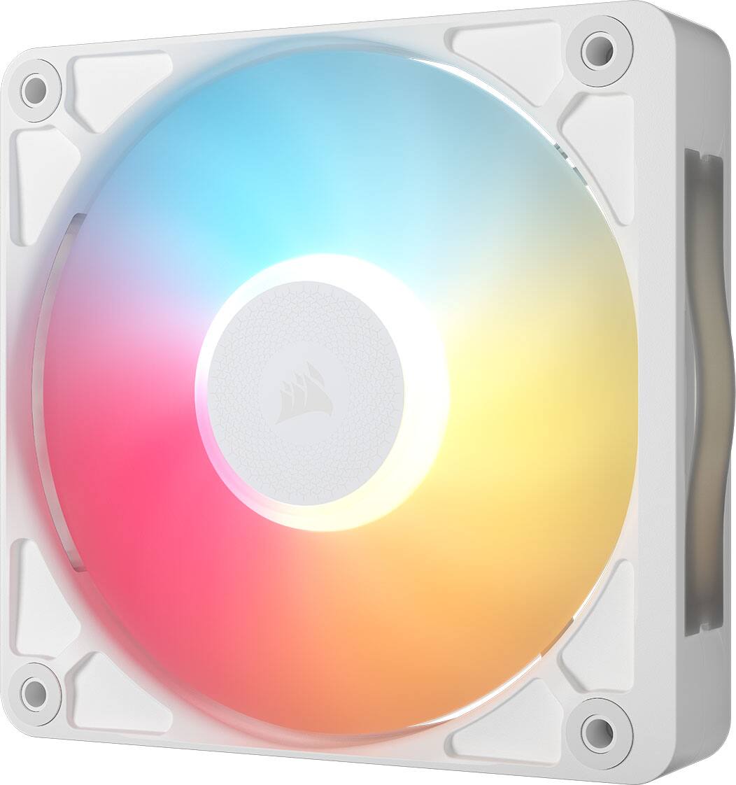Alt View 6. CORSAIR - iCUE LINK RX120 II RGB 120mm PWM Fan - White.