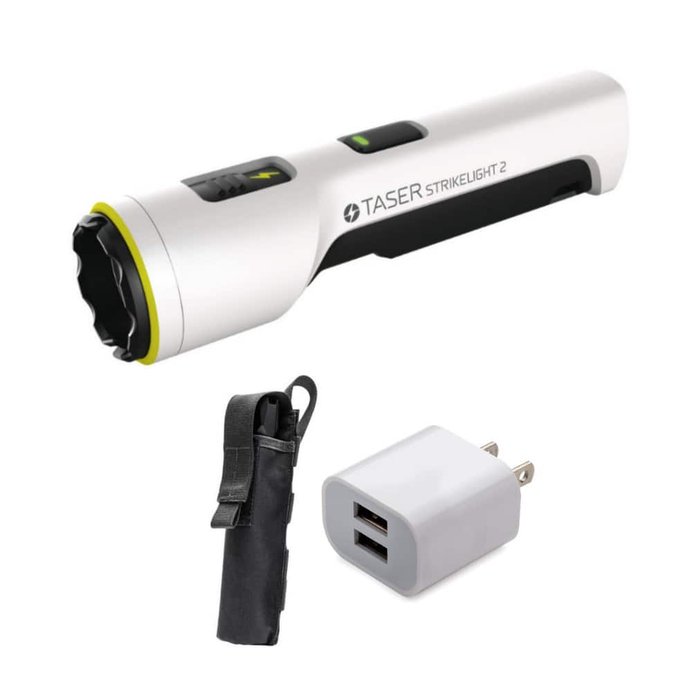 Taser - StrikeLight 2 Rechargeable Self-Defense Flashlight with Hoster and Charger