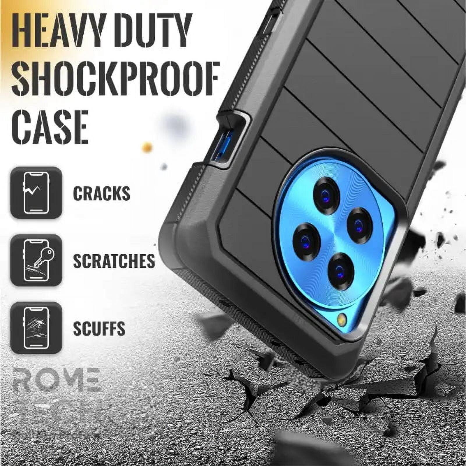 HEAVY DUTY SHOCKPROOF CASE

- CRACKS
- SCRATCHES
- SCUFFS

ROME