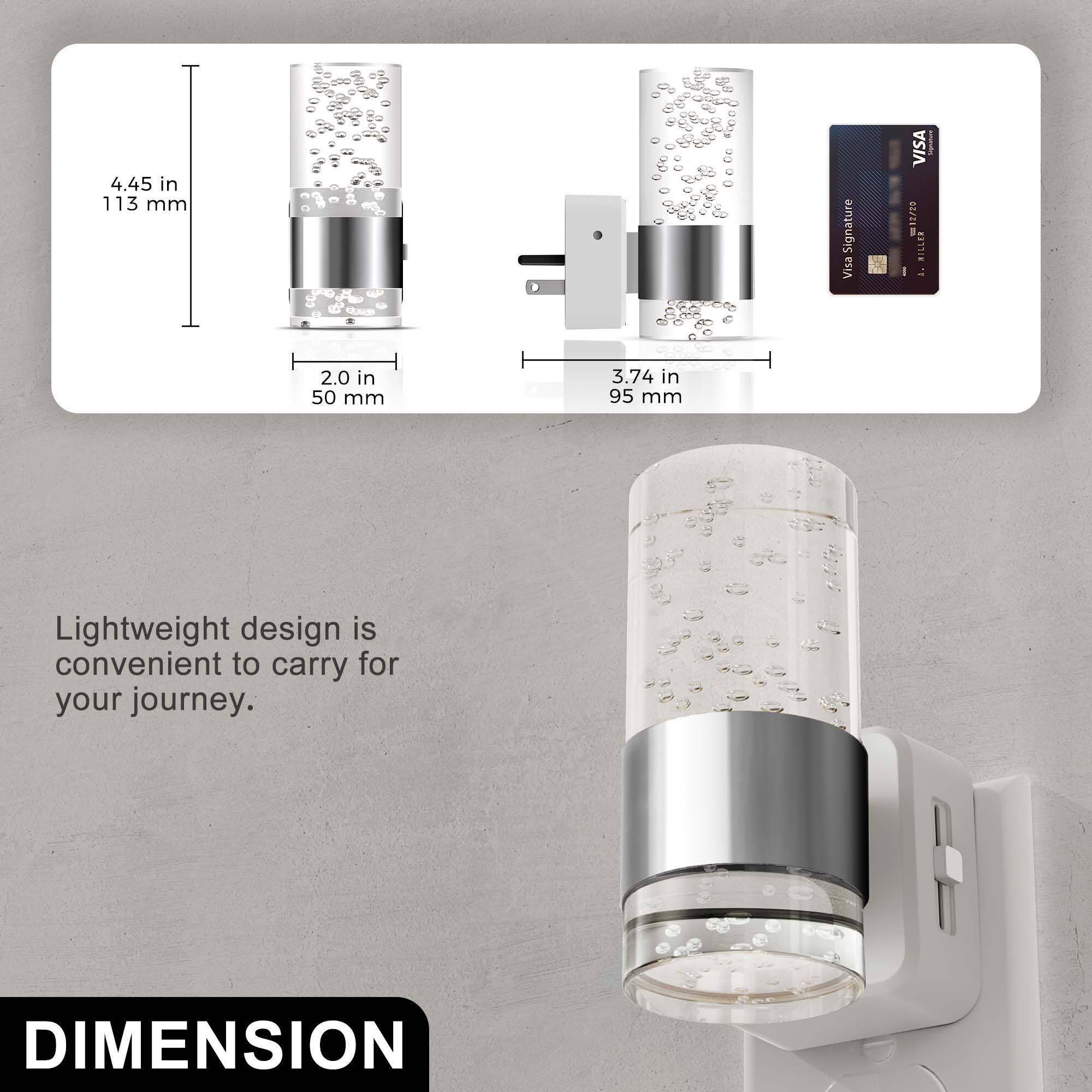 4.45 in 113 mm  
2.0 in 50 mm  
3.74 in 95 mm  

Signature Visa  
VISA 12/20 | MILLER "V  
LIQUITOP  

Lightweight design is convenient to carry for your journey.  

DIMENSION