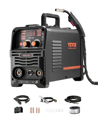 UMACLIVE 1NE MIOO 1.. N DAS M7D dN TIGUII POWER 2.0 59 ST3W M MIG-130 tl - - A wLI i ! VEVOR' TOUGH TOOLS HALF PRICE MIG-130 E - A S 1 San +