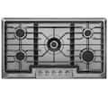 Empava - 36 in. 5 Burners Recessed Gas on Glass Cooktop - Stainless Steel