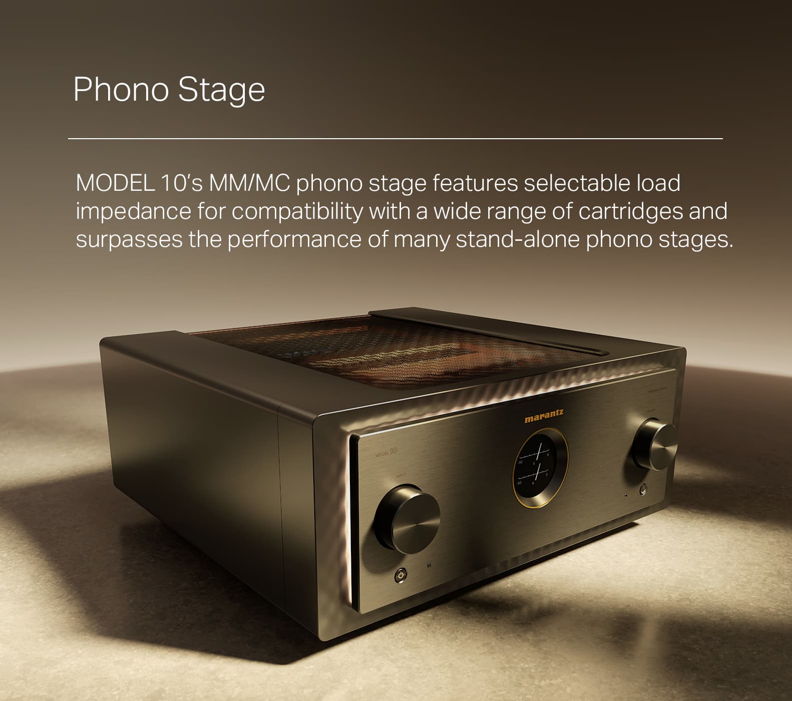 Marantz MODEL 10 250W 2.0 Ch Integrated Amplifier Champagne