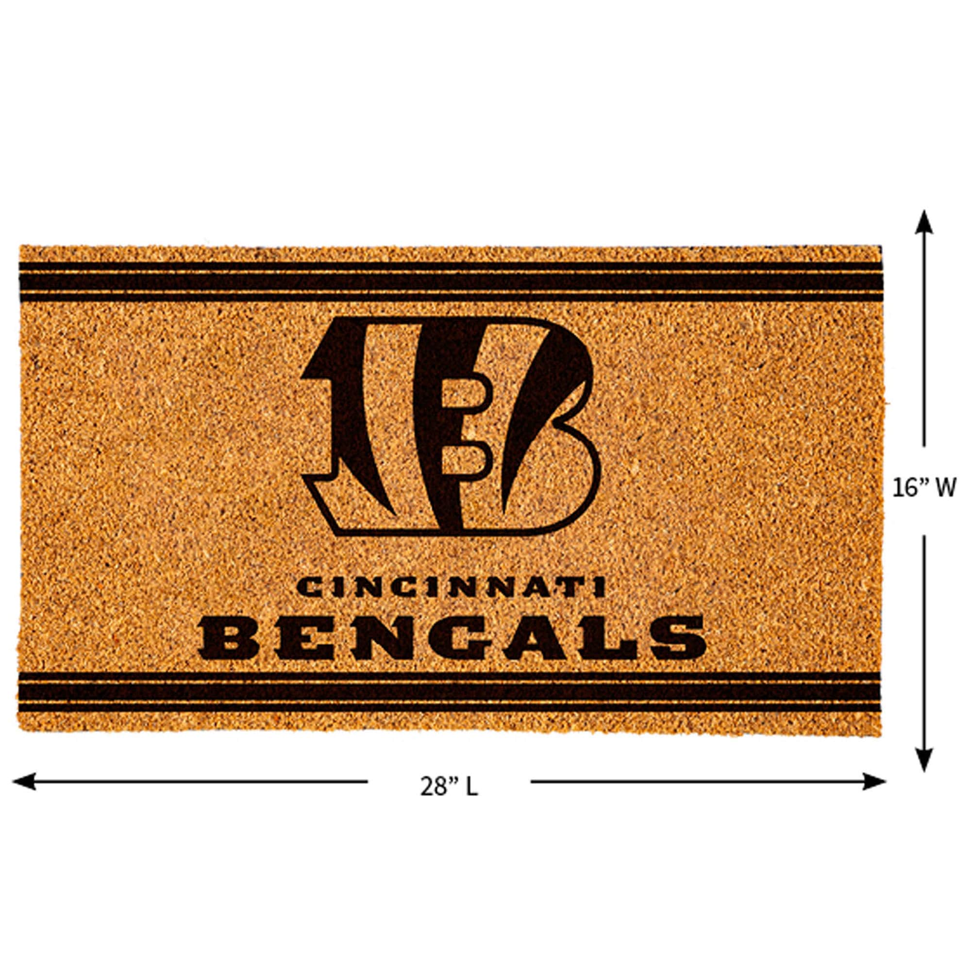 16" W 28" L

CINCINNATI BENGALS