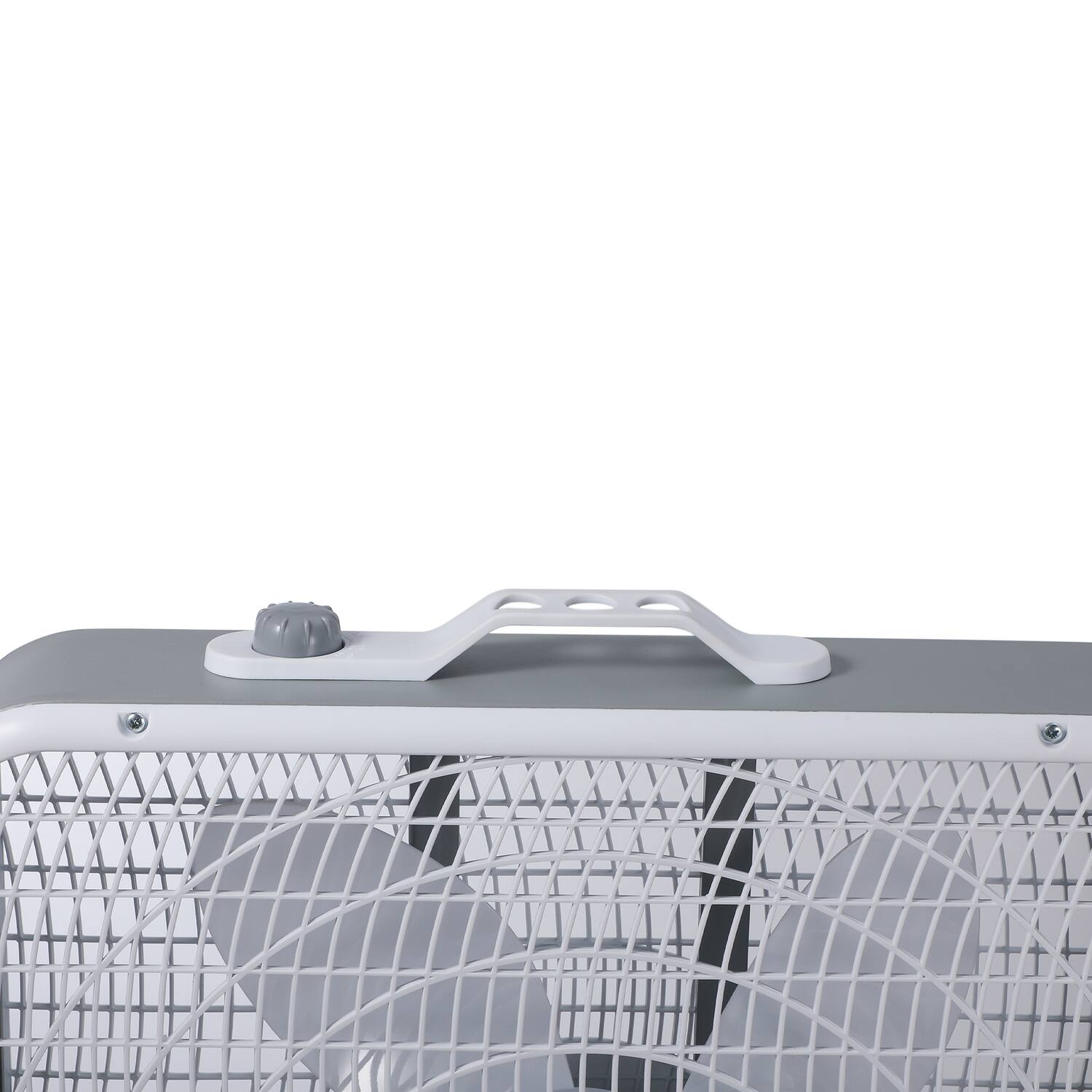 Alt View 9. Black+Decker - BLACK+DECKER 20” Box Fan with 3 Speed Settings - White.