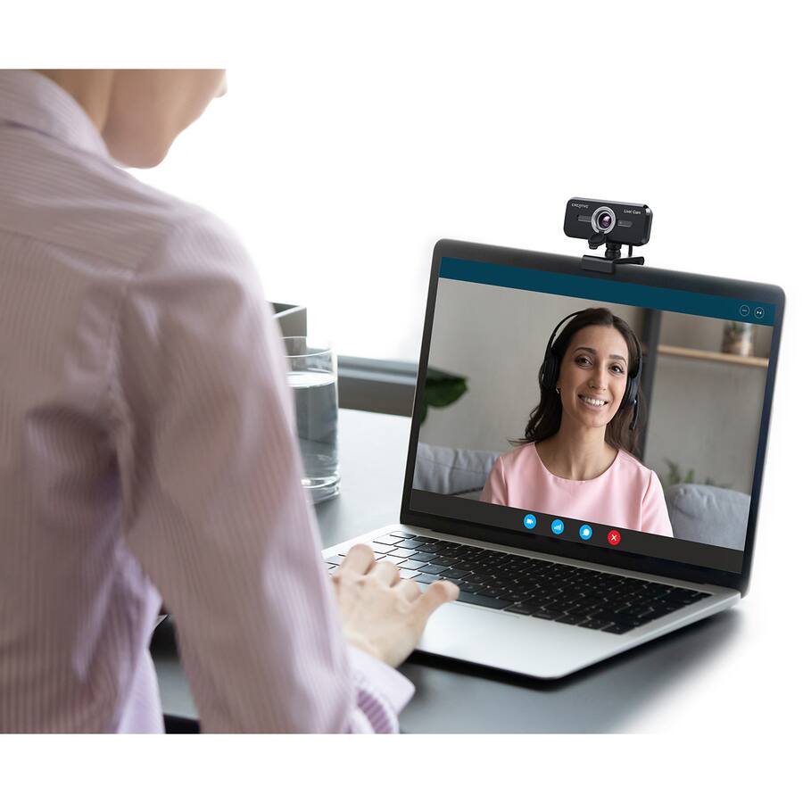 Alt View 7. Creative Labs - CREATIVE LABS WEBCAM LIVE SYNC 1080P V2.