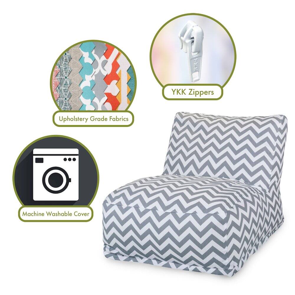 - Upholstery Grade Fabrics
- YKK Zippers
- Machine Washable Cover