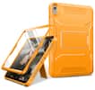 Front. DTTO - Shockproof Case for iPad 11-inch (2025) & 10.9-inch (2022) with Built-in Screen Protector, Full Body Protective Cover - Orange.