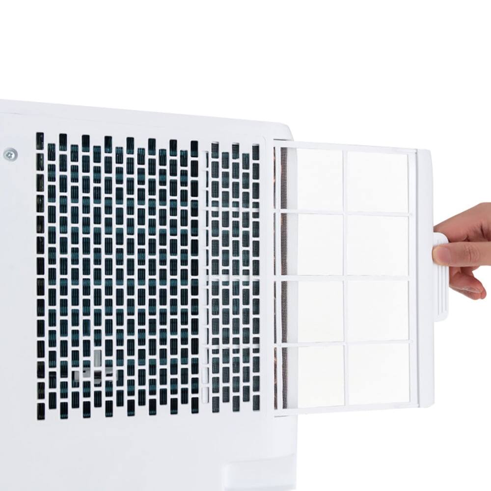 Alt View 6. Resenkos - Air Conditioner, Cooler,8000 BTU Portable Air Conditioner 3 in 1 Floor AC Unit with Fan and Dehumidifier-White - White.