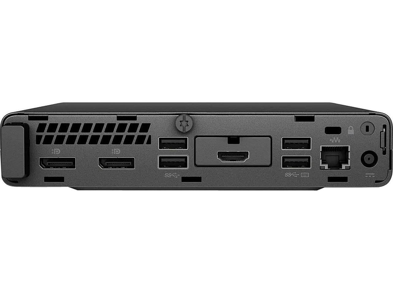 Alt View 2. HP - HP ProDesk 600 G4-MINI i7-8700T 32GB DDR4 500GB SSD Win 11 Pro - Black.