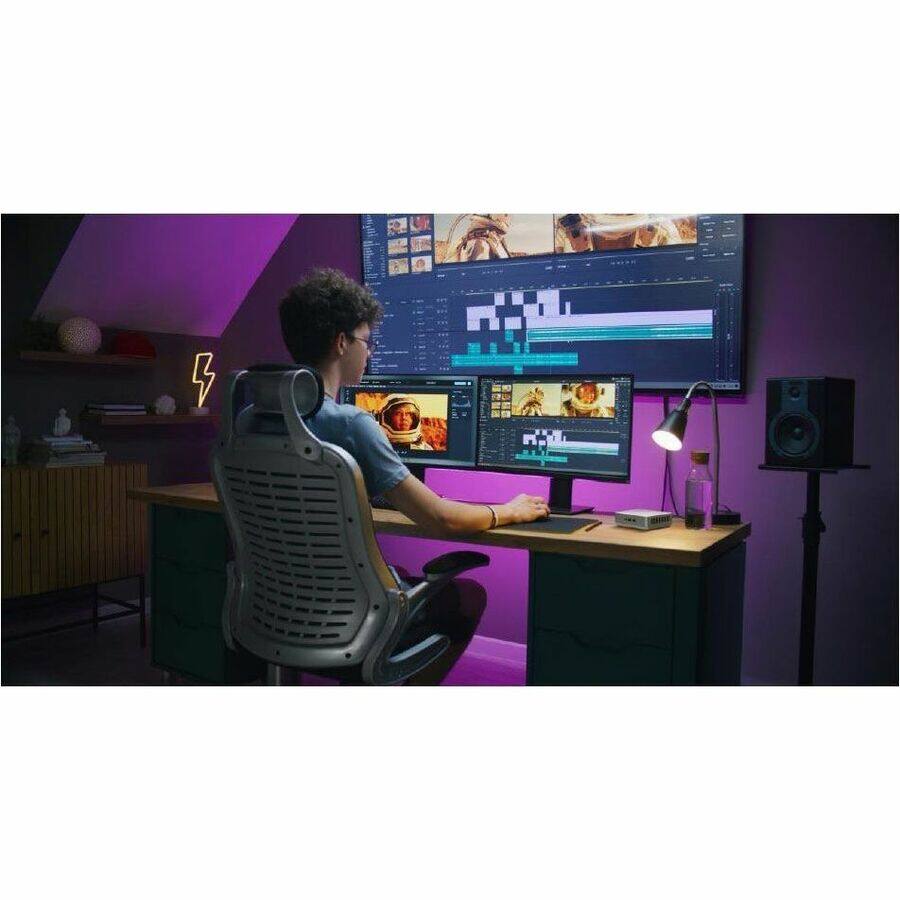 Alt View 4. ASUS - Asus NUC 14 Pro+ Desktop Computer - Intel Core Ultra 9 14th Gen 185H - 32 GB - 1 TB SSD - Mini PC - Intel Chip - Windows - Black.