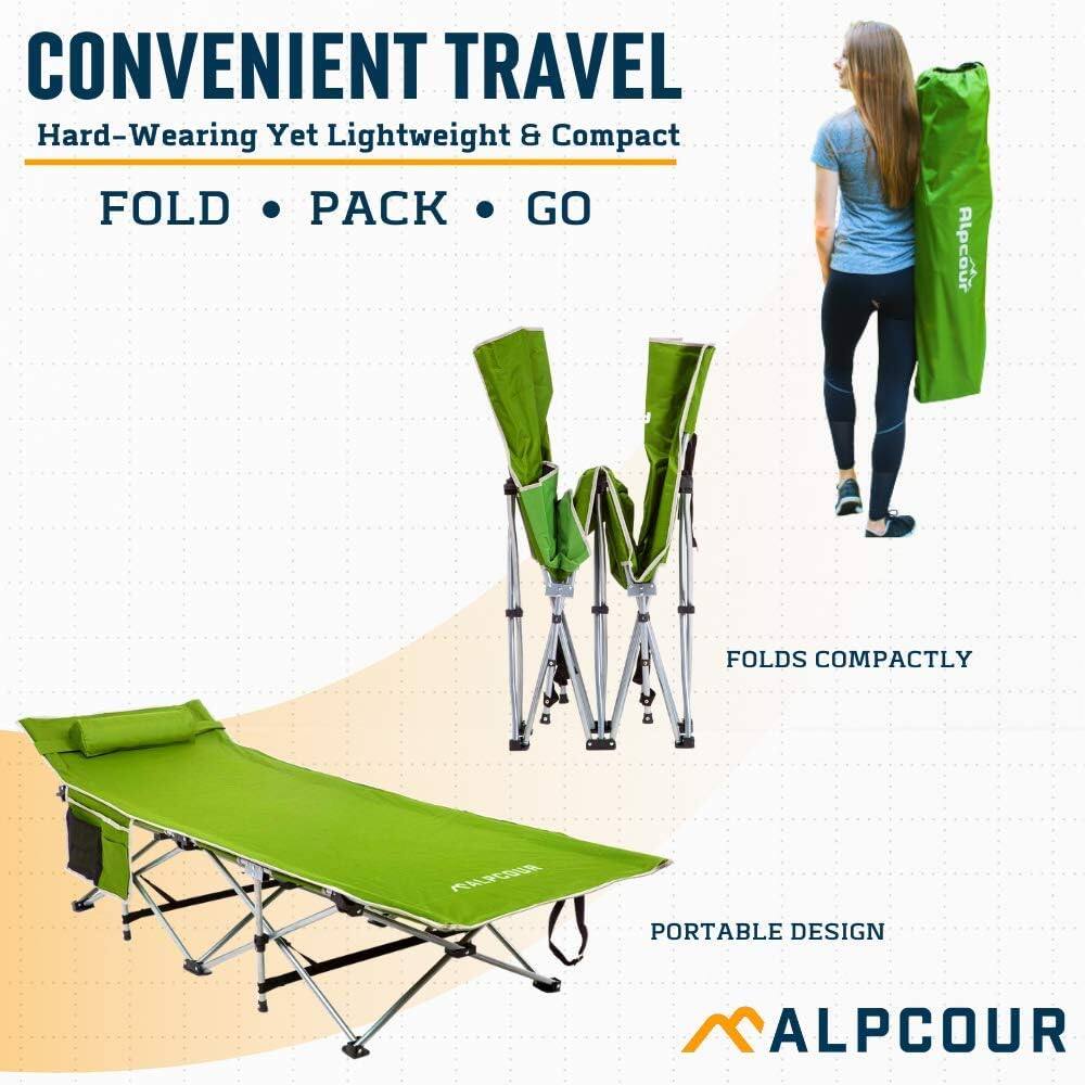 CONVENIENT TRAVEL
Hard-Wearing Yet Lightweight & Compact
FOLD • PACK • GO
FOLDS COMPACTLY
PORTABLE DESIGN
ALPCOUR