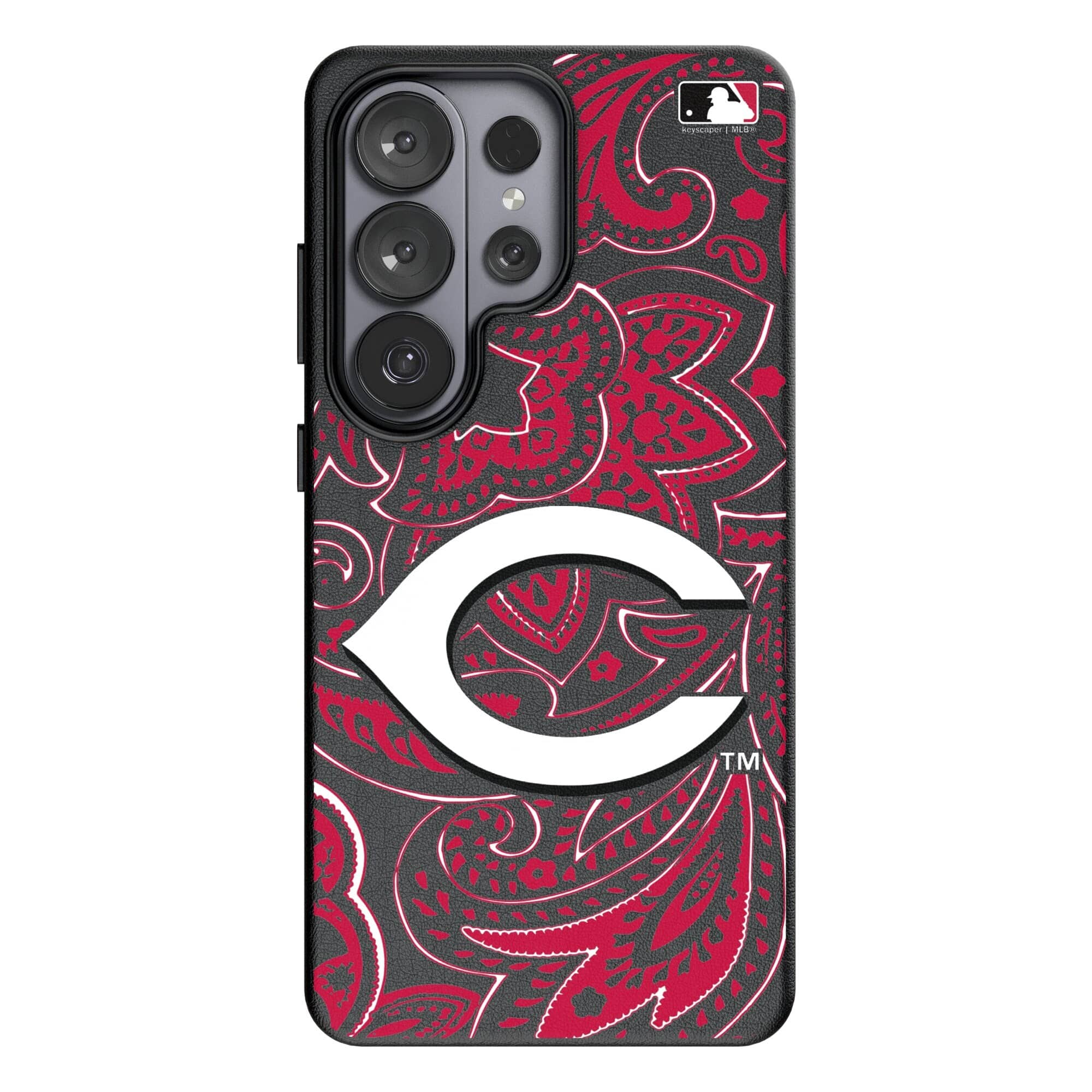 Keyscaper - MLB - Cincinnati Reds Paisley Galaxy Magnetic Bump Case - S26 - Black price history on PriceWatchPro