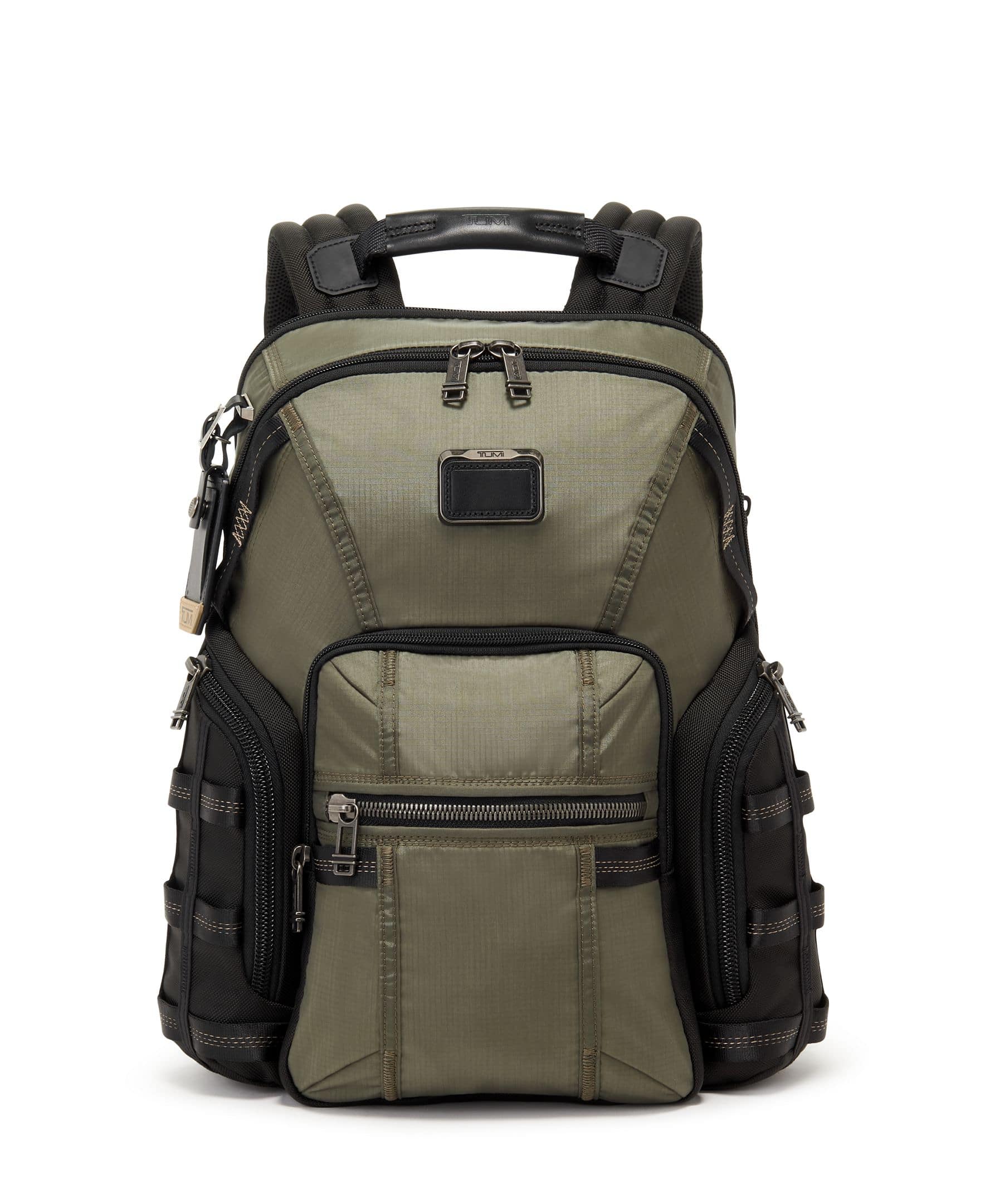 Best Buy: TUMI Alpha Bravo Navigation Backpack Green 142492-1635