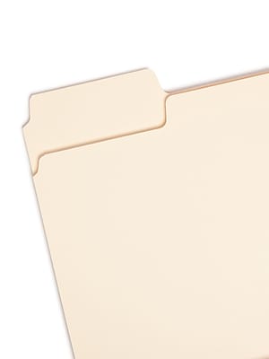 Alt View 1. Smead - Smead SuperTab Heavy Duty File Folder, 1/3-Cut Tab, Letter Size, Manila, 50/Box (10401) - Manila.