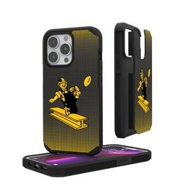 Keyscaper - NFL - Pittsburgh Steelers Linen Logo iPhone Rugged Case - 13 - Black