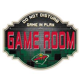 Fan Creations - Minnesota Wild 12'' Game Room Tavern Sign - Multicolor