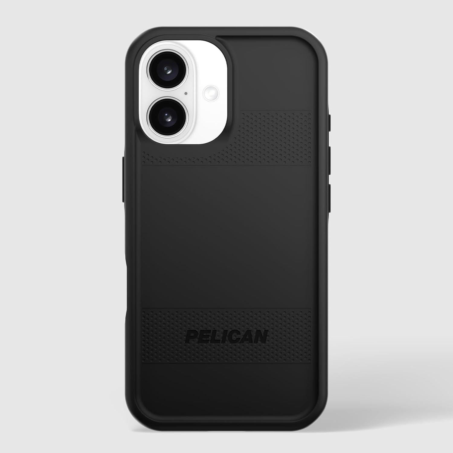 Alt View 1. Pelican - Pelican Protector with MagSafe Black Case - iPhone 16 - Black.