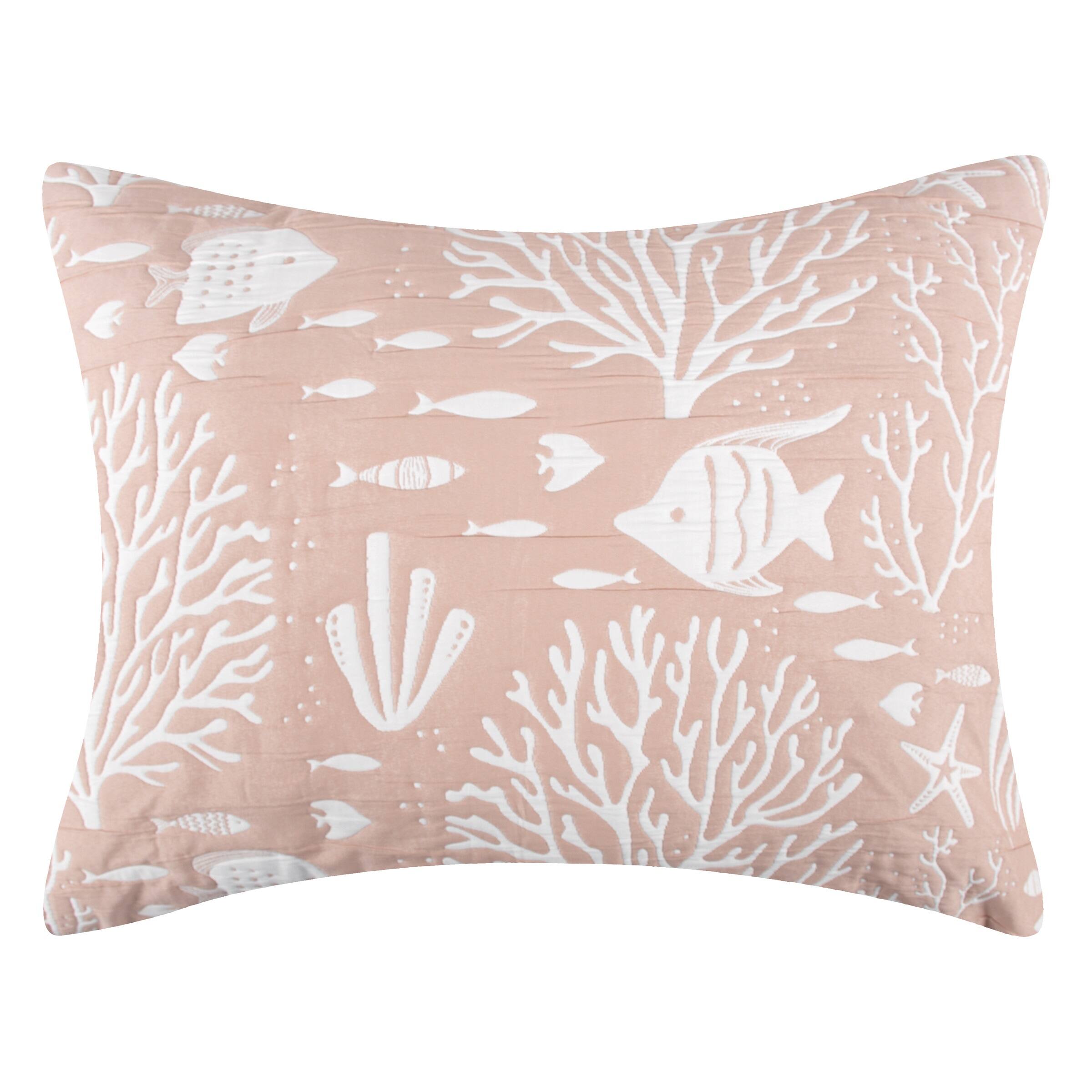 Angle. BreeBe - Marina Blush Sham Standard - Blush.