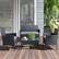 Alt View 15. Lavish Home - Lavish Home 4PC Rattan Patio Furniture Set, Black - Black.