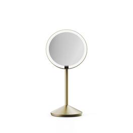 simplehuman - sensor mirror fold, 5x magnification - Matte Gold