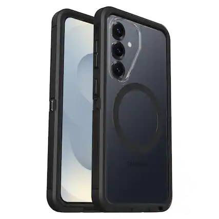 Front. OtterBox - Defender Series Pro XT Hard Shell for Samsung Galaxy S26 - Black.