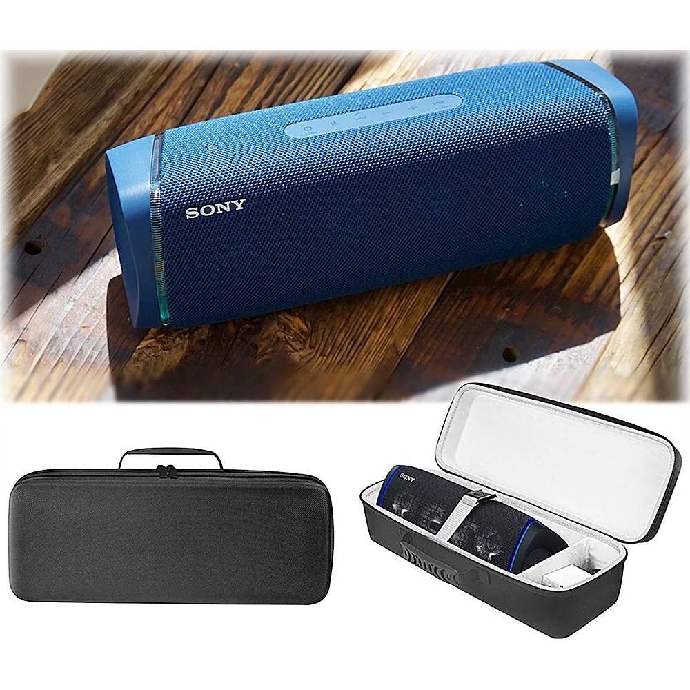Alt View 14. SaharaCase - Travel Carry Case for Sony ULT FIELD 1 Portable Bluetooth Speakers - Black.