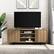 Alt View 11. Walker Edison - Modern Paneled-Door TV Cabinet for TVs up to 65” - Coastal Oak.